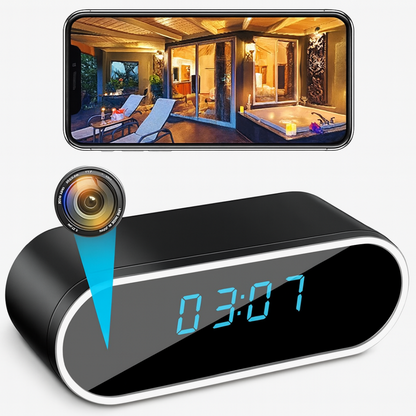 Reloj Espía WiFi 4K con Visión Nocturna y Detección de Movimiento – Seguridad Invisible en tu Hogar