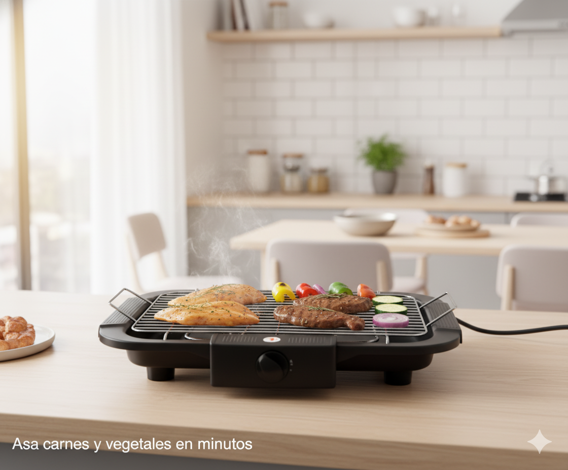 BBQ Eléctrico 2000W – Ideal para interiores