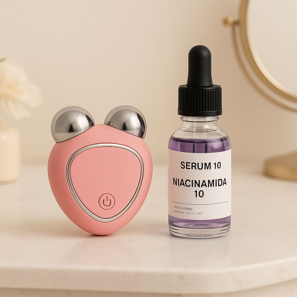 Combo Masajeador Microcorriente + Niacinamida