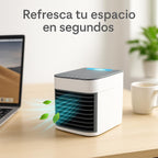 Mini Aire Portátil 3 en 1 | Enfriador + Humidificador + Purificador