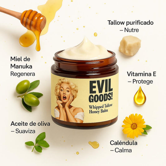 Evil Goods- Crema Hidratante Whipped Tallow Honey Balm (Copia)