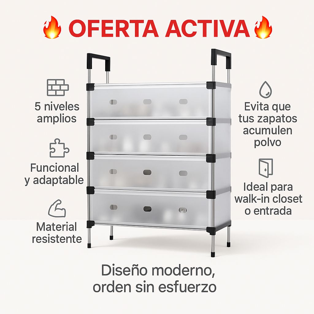 Zapatera Moderna Acrilico Matte