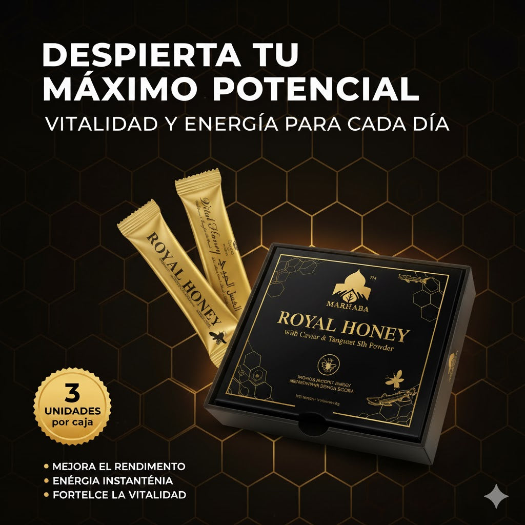 VIP Honey Vital – Energía, Vitalidad y Confianza Masculina (Oferta de 3 Sobres)