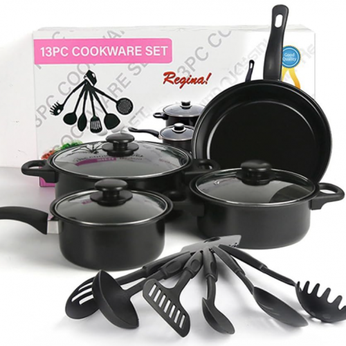 Set De Ollas Antiadherentes con Tapas