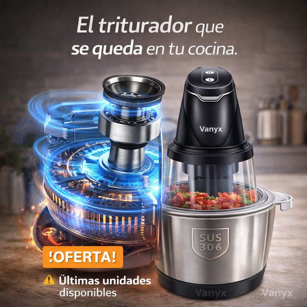 Trituradora Eléctrica Multifuncional 2 L – 400W