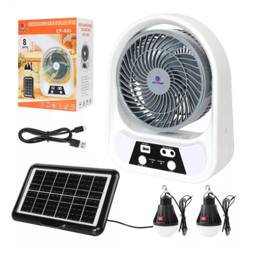 Ventilador Abanico Solar