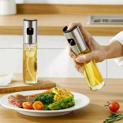Dispensador de Aceite| Vidrio y Acero Inoxidable