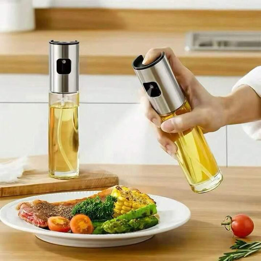 Dispensador de Aceite| Vidrio y Acero Inoxidable