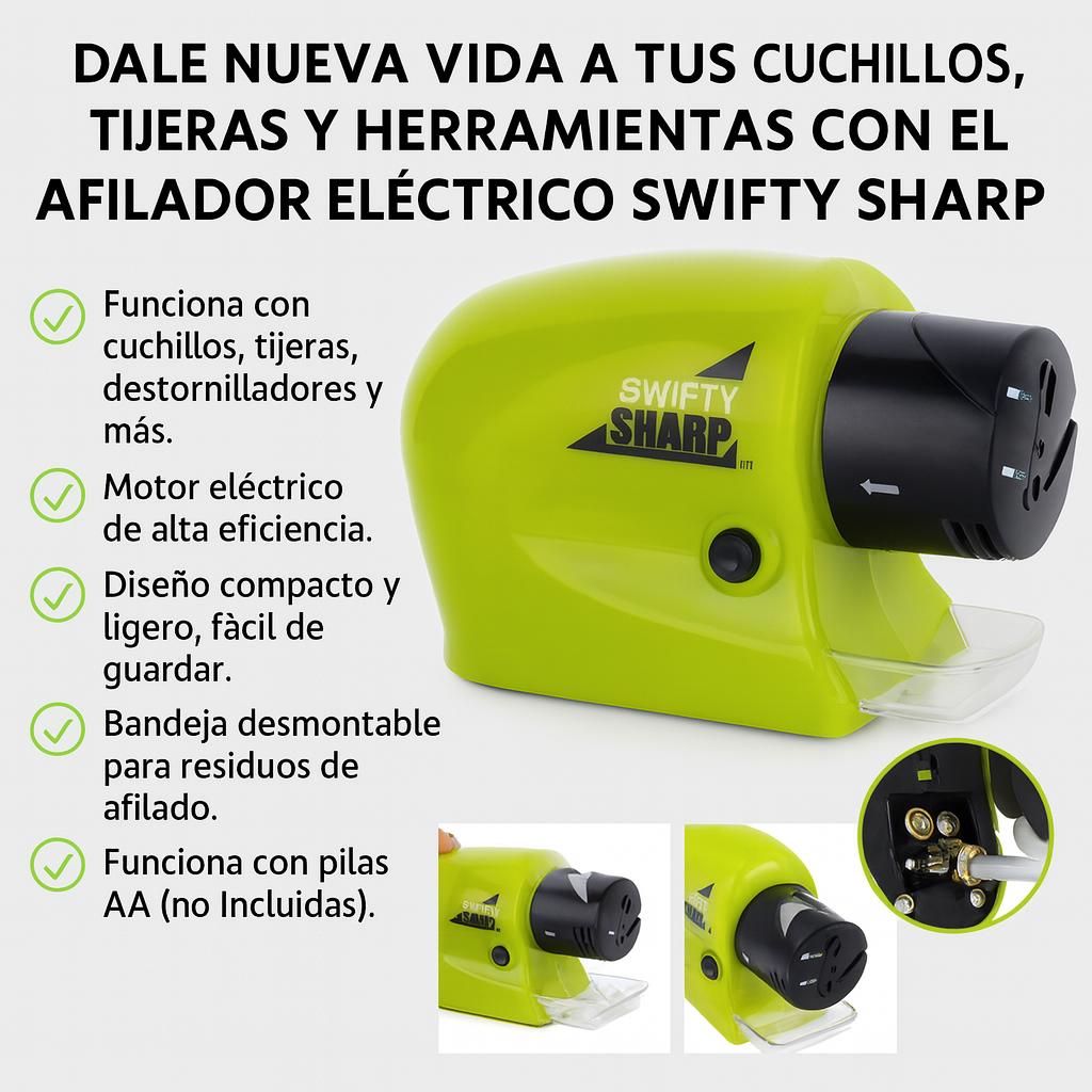Afilador Eléctrico Swifty Sharp-Compacto y Potente