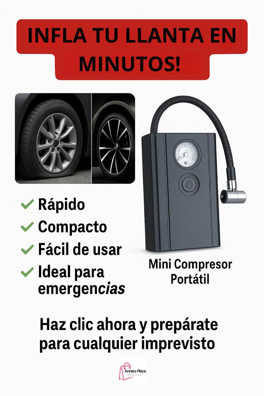 Compresor Inalambrico y Recargable