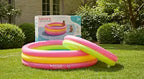 Piscina Inflable de 4 Aros Arcoiris