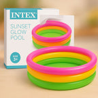 Piscina Inflable de 4 Aros Arcoiris