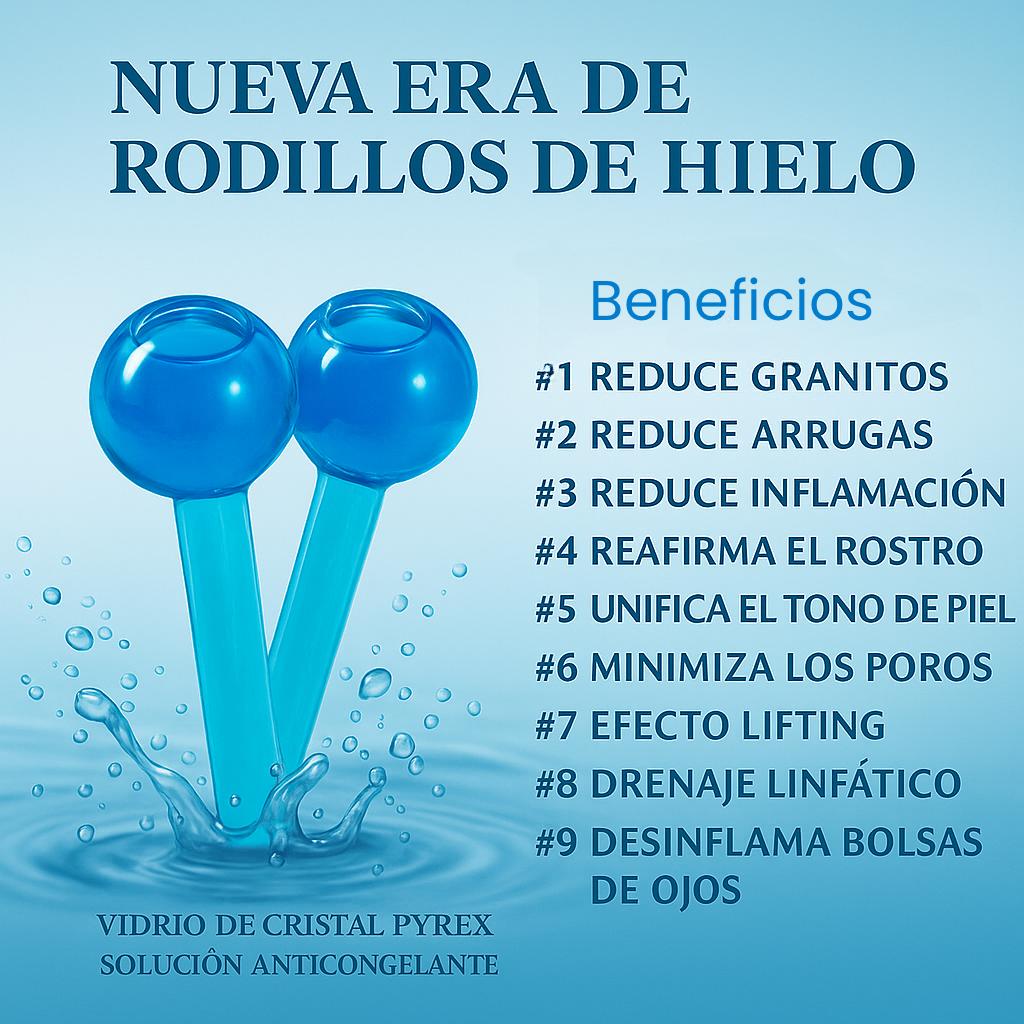 ✨ Bolas de Cristal Terapéuticas para Masaje Facial – Rejuvenece tu piel al instante