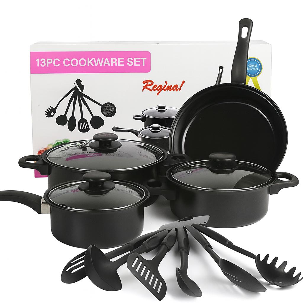 Set De Ollas Antiadherentes con Tapas